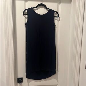 GAP Maternity Navy Sleeveless Sheath high-low hem‎ Dress